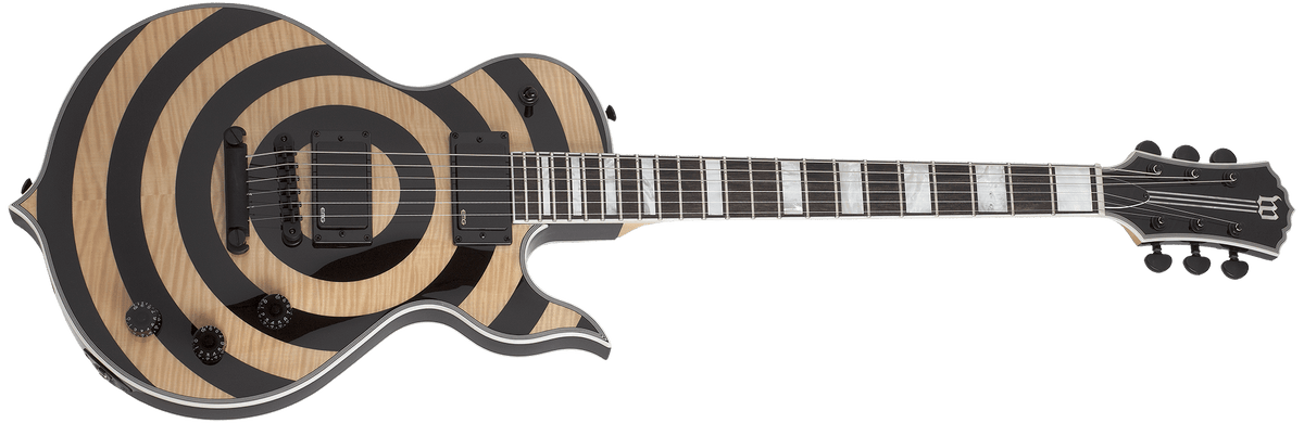 Wylde Audio GUITARS - ELECTRIC GUITARS Wylde Audio Odin Grail Rawtop Bullseye Electric Guitar